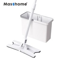 Masthome Twist Cleaning X Type Flat Mop Microfiber floor dust mop with bucket Household Cleaning Tools