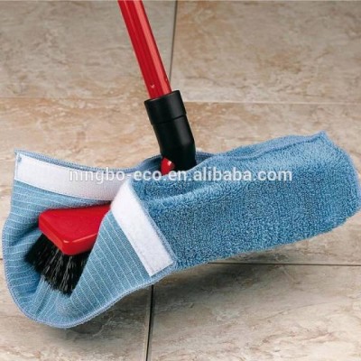 Washable Reusable Replacement Microfiber Mop Cleaning Cloth for Mop and Broom with Magic Tape